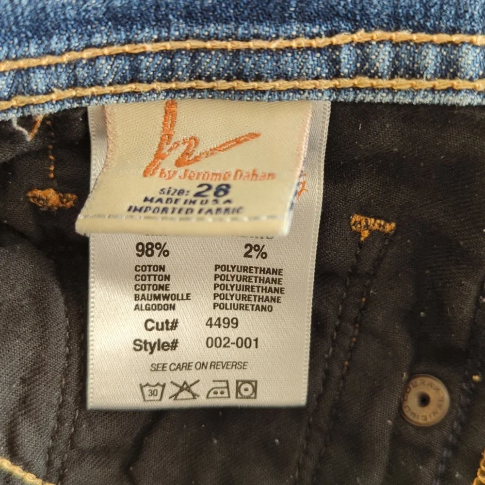Citizens Of Humanity Y2K Ingrid #002 Stretch Low Rise Flare Jeans Size 28